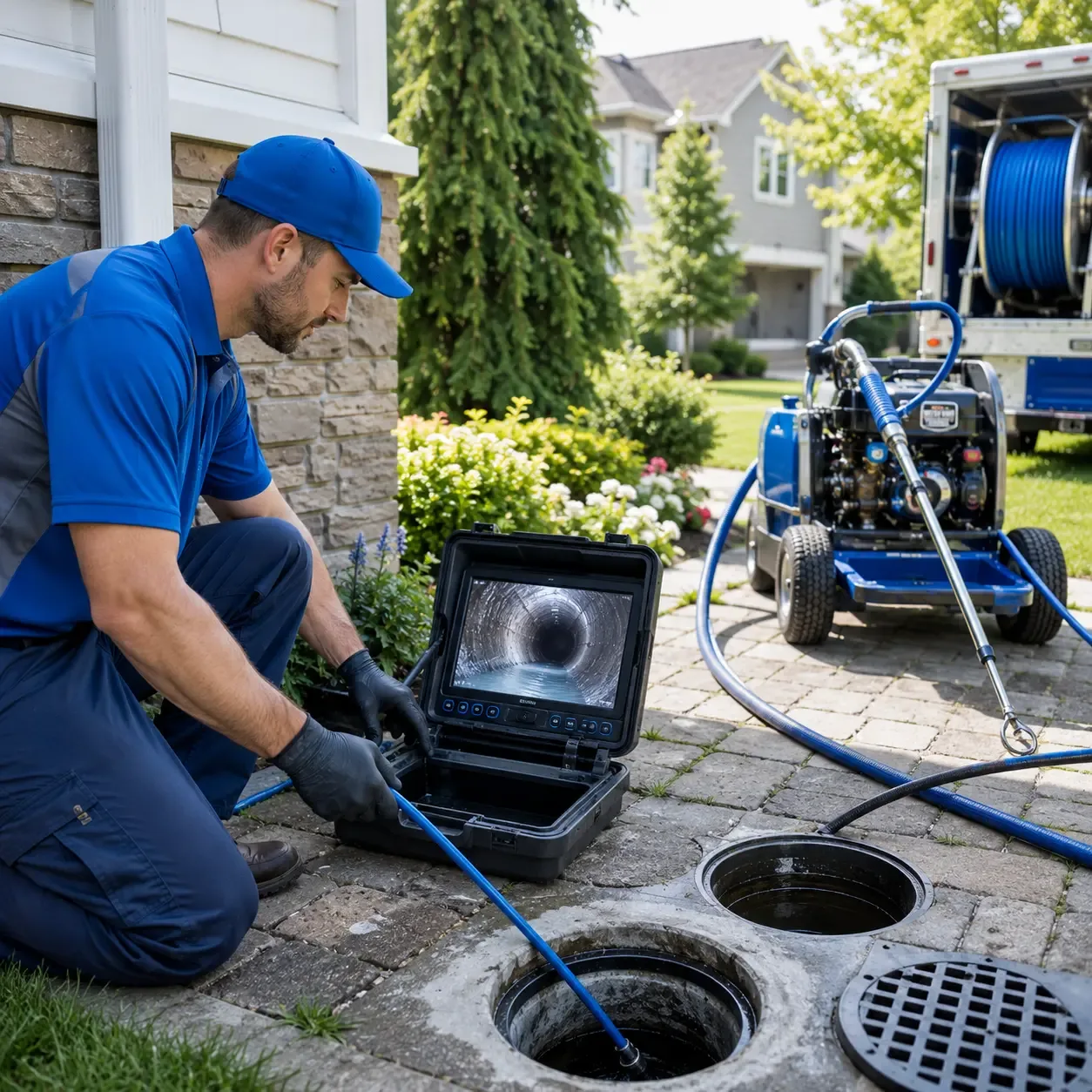 Outdoor drain cleaning professionals serving Austin, AR